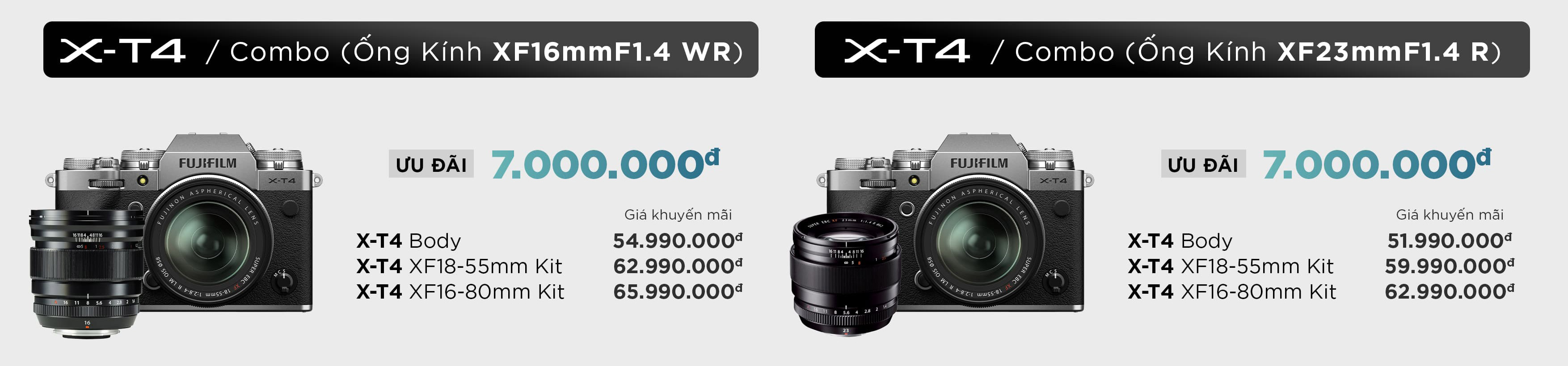 Khuyến mãi tháng 10 và THĂNG HẠNG TRẢI NGHIỆM CÙNG FUJIFILM với loạt sản phẩm giảm giá