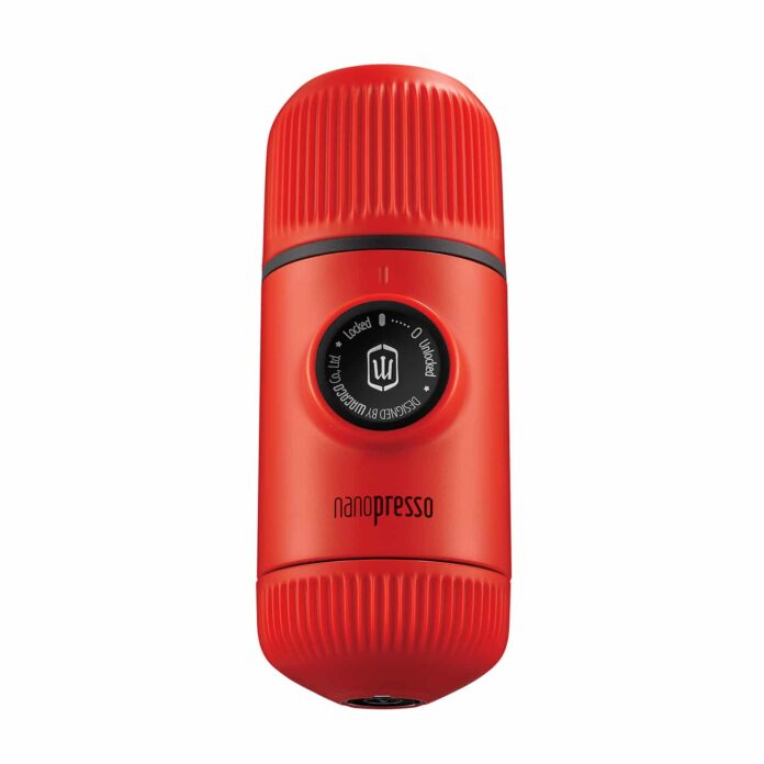 Bộ dụng cụ pha cà phê Wacaco Nanopresso và cối xay 1Zpresso Q2 (Red)