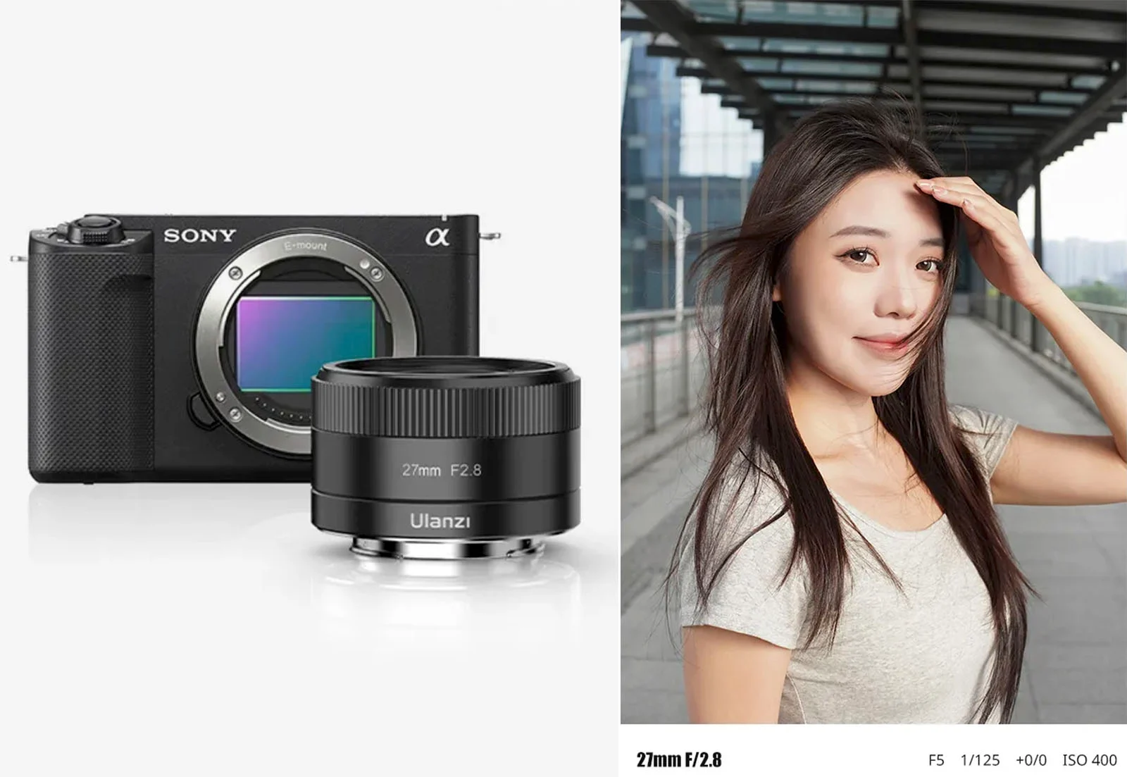 Ống kính Ulanzi 27mm F2.8 ra mắt với thiết kế nhỏ gọn, dành cho máy ảnh mirrorless Sony ngàm E