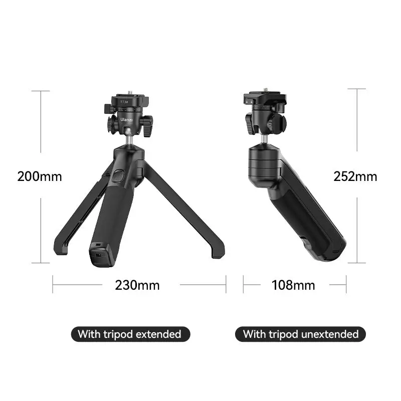 Tripod Ulanzi VlogPod TT38 ra mắt dành cho các máy ảnh vlog, thiết kế chân móc Mantis độc đáo