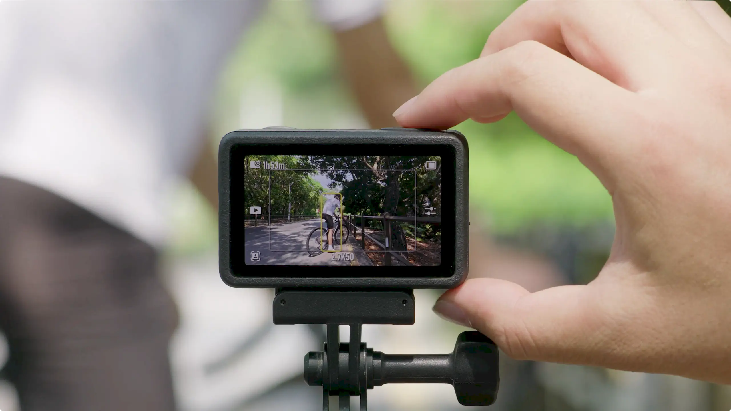 Hướng dẫn thiết lập chế độ theo dõi đối tượng trên DJI Osmo Action 5 Pro (Subject Tracking)