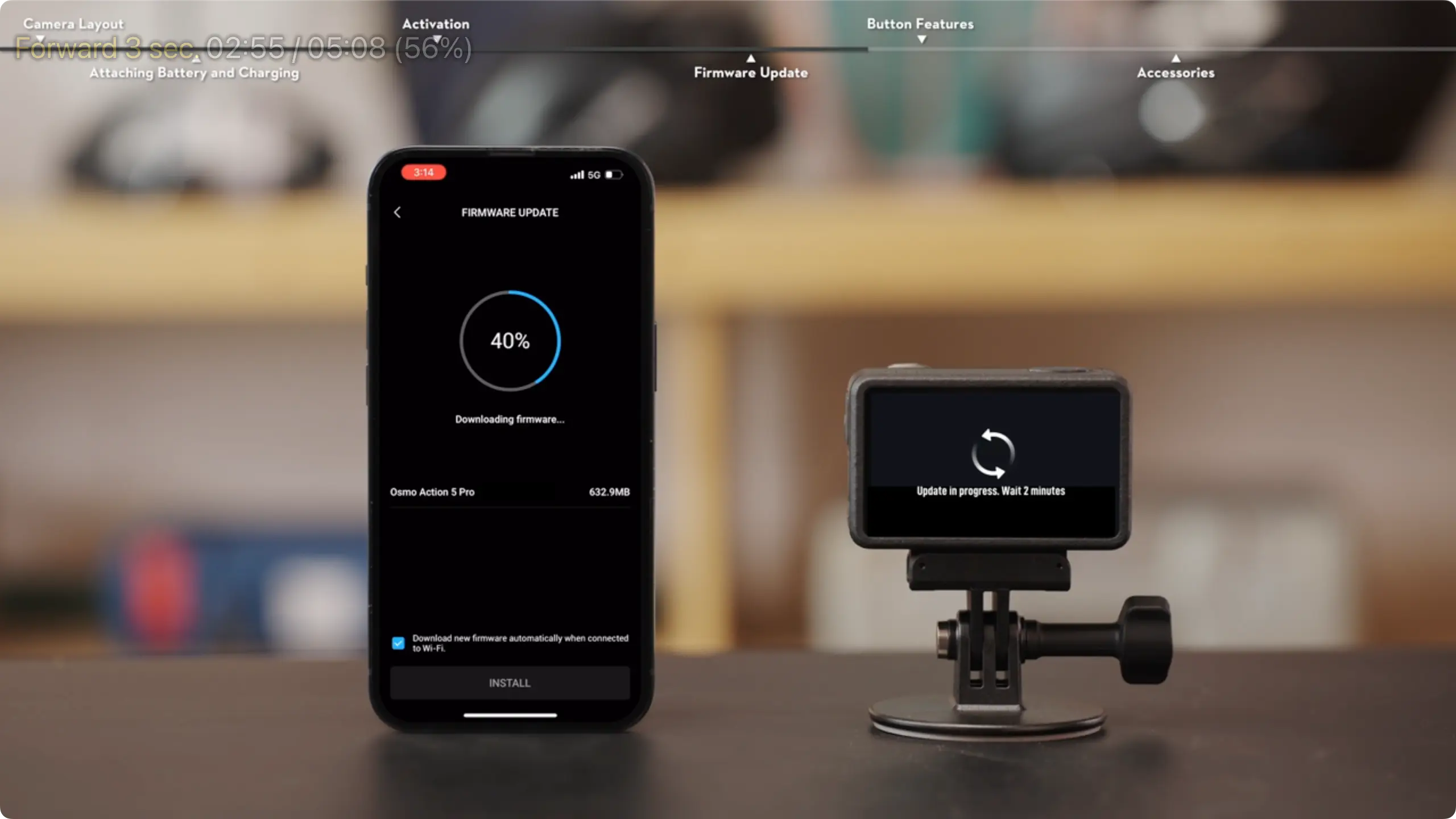 Hướng dẫn thiết lập DJI Osmo Action 5 Pro: Cài đặt và vận hành