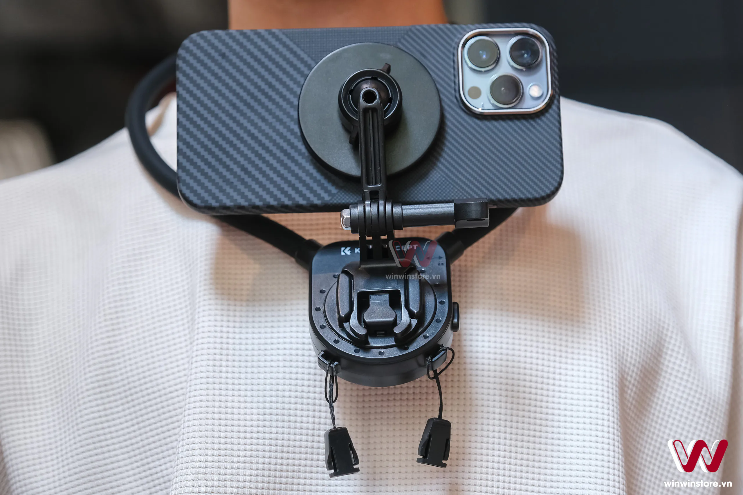 Trên tay K&F Concept POV/Vlog Neck Mount: Phụ kiện thú vị quay video góc nhìn thứ nhất